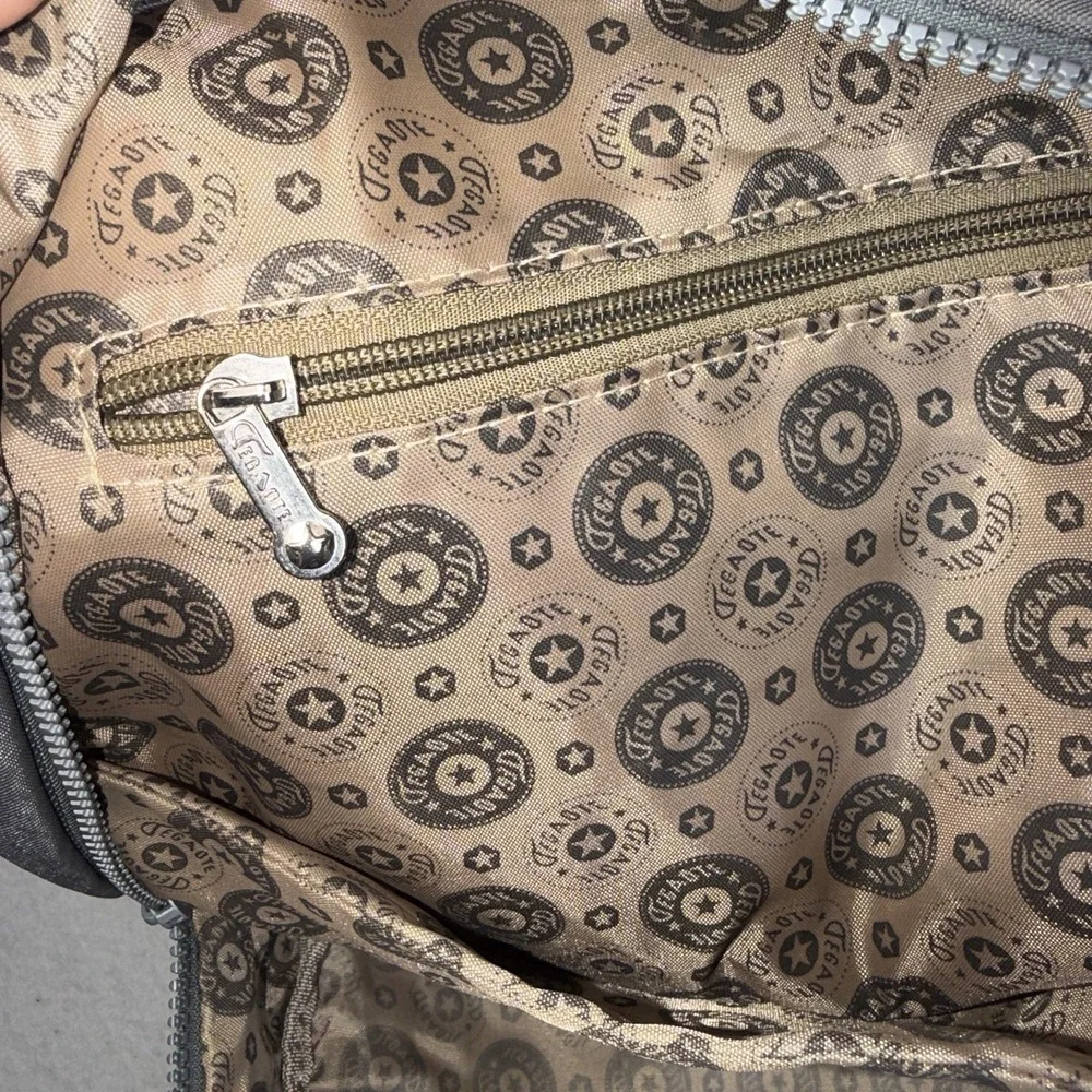 Tegaote Gray Backpack Large Multi Pocket Travel‎ School Bag